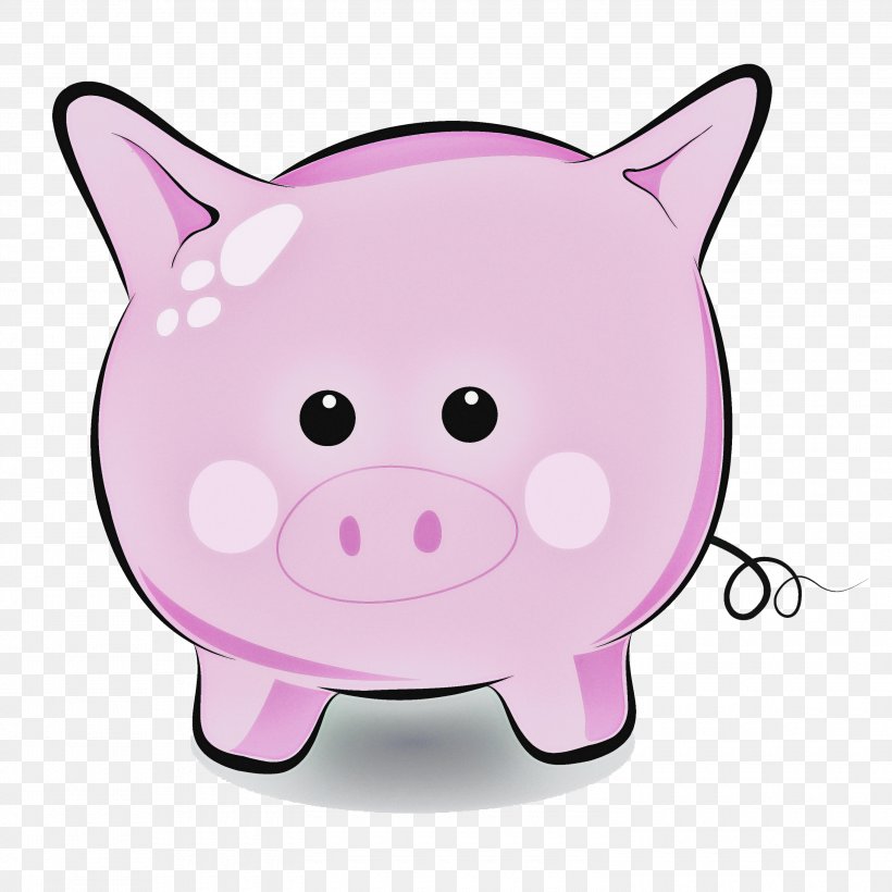 Piggy Bank, PNG, 3000x3000px, Pig, Cartoon, Cuteness, Drawing, Piggy Download Free