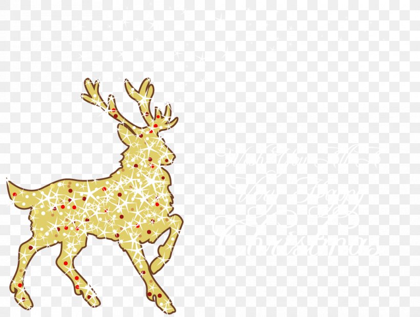 Reindeer Christmas, PNG, 1037x785px, Reindeer, Antler, Christmas, Christmas Lights, Deer Download Free