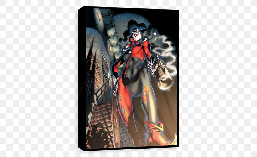Harley Quinn Joker Batman Comics Poster, PNG, 500x500px, Harley Quinn, Batman, Canvas Print, Comic Book, Comics Download Free