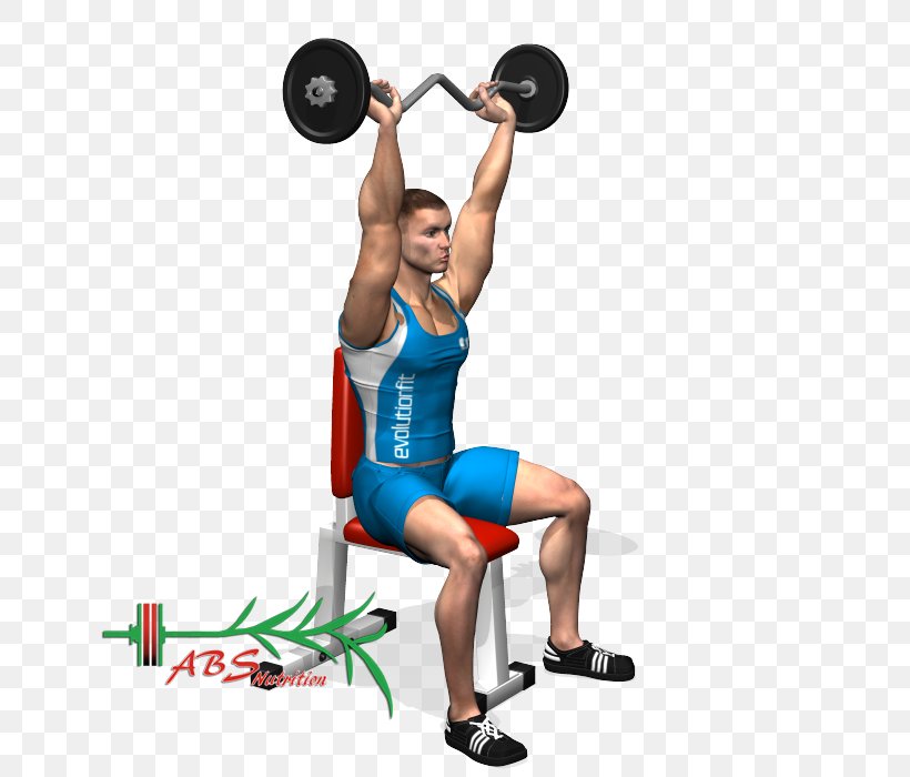 Weight Training Barbell Triceps Brachii Muscle Bodybuilding, PNG, 700x700px, Watercolor, Cartoon, Flower, Frame, Heart Download Free