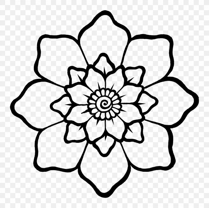 Cut Flowers Henna Mehndi Flower Bouquet, PNG, 1600x1600px, Flower, Art, Black And White, Cut Flowers, Flora Download Free