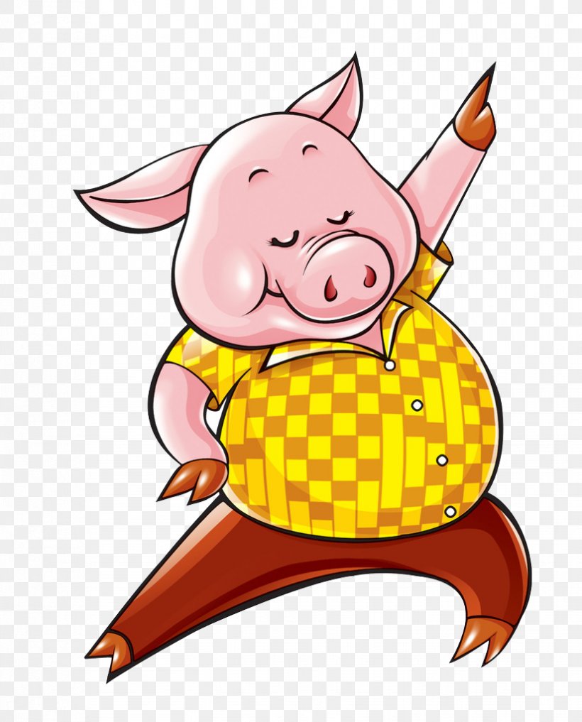 Domestic Pig Clip Art Image Suidae, PNG, 825x1024px, Pig, Art, Cartoon, Domestic Pig, Drawing Download Free