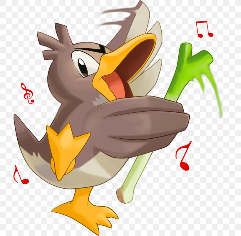 Farfetch'd Duck Pokédex Pokémon Eevee, PNG, 729x800px, Duck, Anatidae, Art, Beak, Biology Download Free