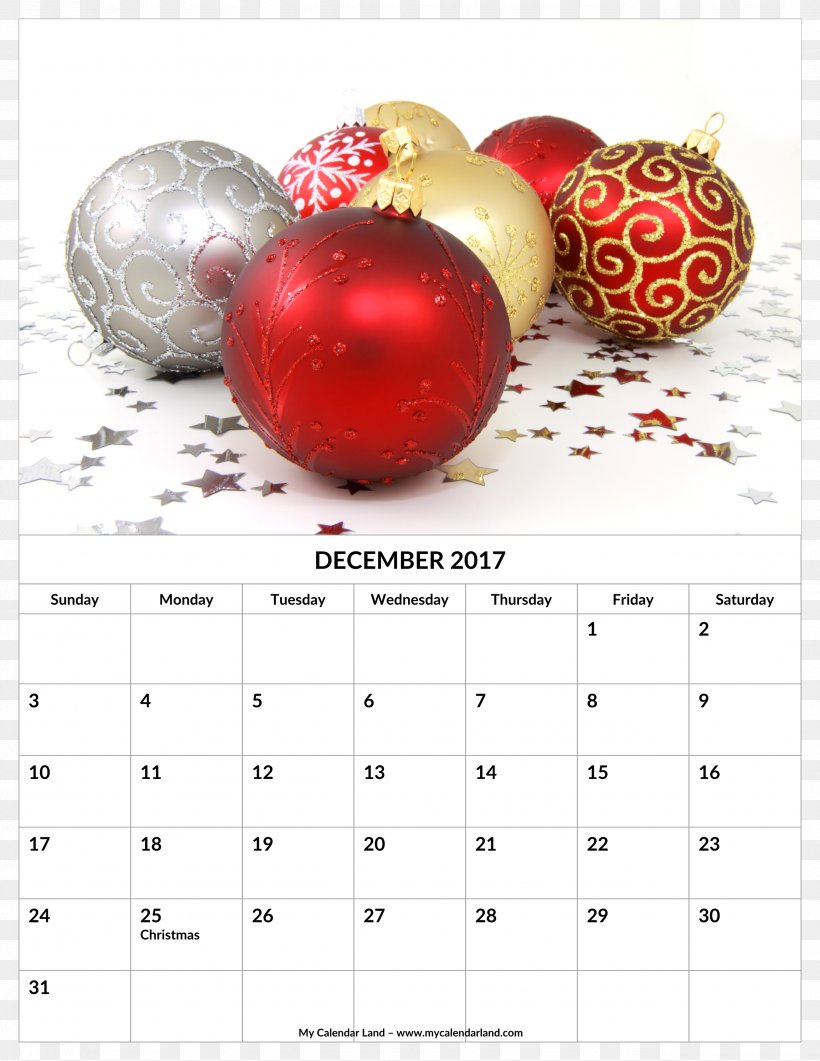 Santa Claus Christmas Ornament December Christmas Decoration, PNG, 2550x3300px, 2017, Santa Claus, Advent Calendars, Calendar, Christmas Download Free