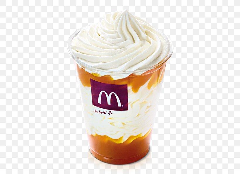 Sundae Parfait McFlurry Ice Cream Gelato, PNG, 800x596px, Sundae, Caramel, Chocolate Syrup, Cream, Cup Download Free