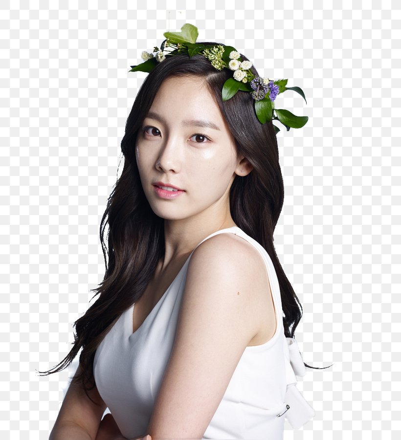 Taeyeon Girls' Generation Nature Republic Female, PNG, 675x900px, Watercolor, Cartoon, Flower, Frame, Heart Download Free