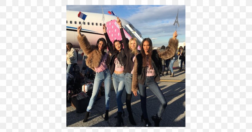 Victoria's Secret Fashion Show 2016 Airplane Chanel Paris, PNG, 1200x630px, Airplane, Advertising, Banner, Bella Hadid, Brand Download Free