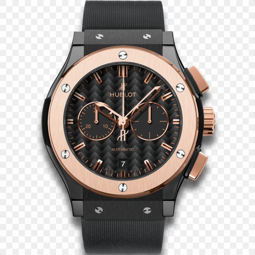 Chronograph Automatic Watch Hublot Jewellery, PNG, 1000x1000px, Chronograph, Automatic Watch, Bracelet, Brand, Brown Download Free