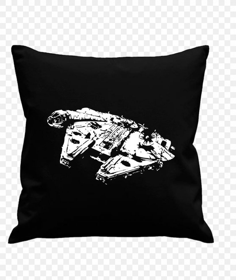 Han Solo Chewbacca Millennium Falcon Star Wars R2-D2, PNG, 1095x1300px, Han Solo, Black, Black And White, Chewbacca, Cushion Download Free