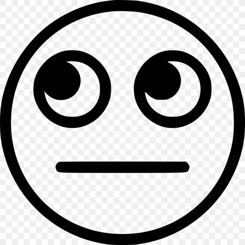 Emoticon Emoji Smiley, PNG, 980x980px, Emoticon, Area, Black And White, Emoji, Emojipedia Download Free