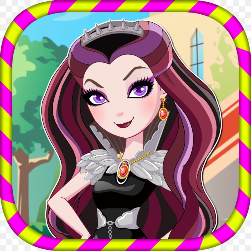 Ever After High Doll Online Game Fairy Tale, PNG, 1024x1024px, Watercolor, Cartoon, Flower, Frame, Heart Download Free