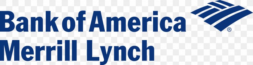 Bank Of America Merrill Lynch Logo, PNG, 1800x464px, Bank Of America Merrill Lynch, Area, Bank, Bank Of America, Blue Download Free
