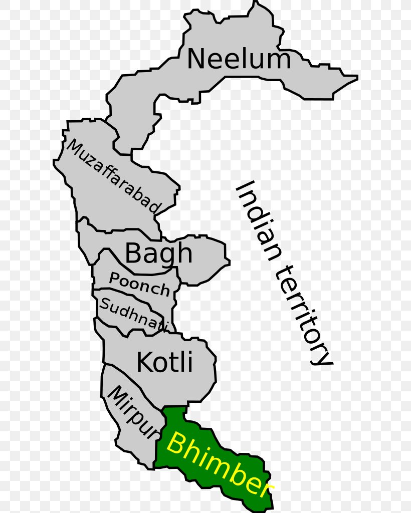 Bhimber District Mirpur, Pakistan Neelam Valley District, PNG, 610x1024px, Mirpur Pakistan, Area, Azad Kashmir, Black And White, District Download Free