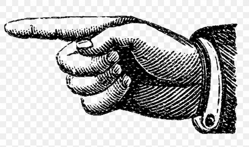 Index Finger Hand Drawing Clip Art, PNG, 1350x799px, Index Finger, Black And White, Claw, Drawing, Finger Download Free