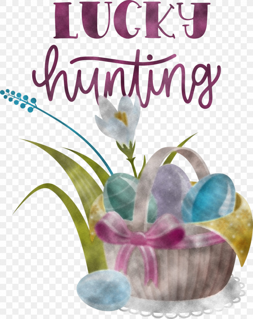 Lucky Hunting Happy Easter Easter Day, PNG, 2378x3000px, Happy Easter, Cut Flowers, Easter Basket, Easter Day, Floral Design Download Free