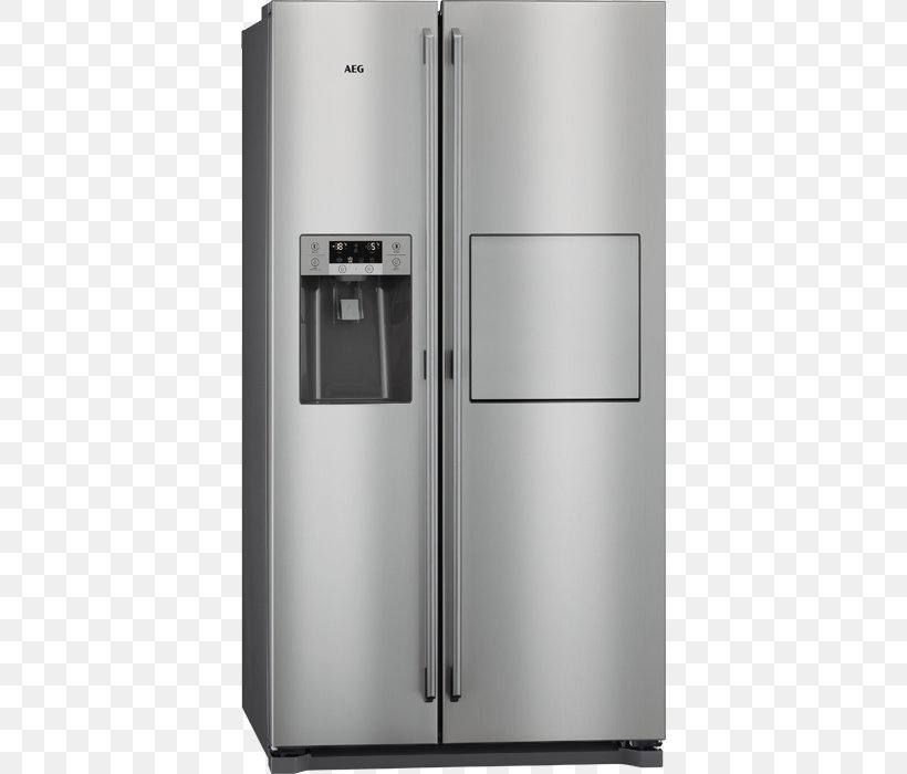 Refrigerator Freezers AEG S66090XNS1 Auto-defrost AEG RMB Steel Fridge Freezer, PNG, 700x700px, Refrigerator, Autodefrost, Defrosting, Freezers, Home Appliance Download Free