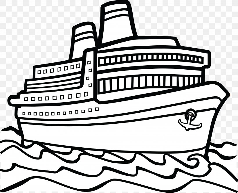 Ship Line Art Clip Art, PNG, 4000x3260px, Ship, Black And White, Boat, Boating, Carnival Cruise Line Download Free