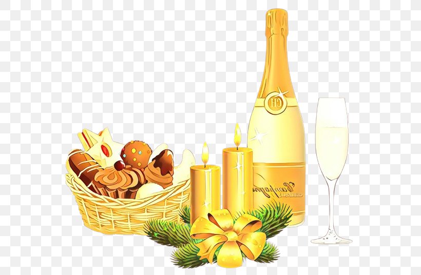 Champagne, PNG, 600x536px, Cartoon, Basket, Bottle, Champagne, Food Download Free