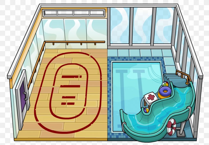 Igloo Club Penguin Game Swimming Pool, PNG, 881x610px, Igloo, Area, Cartoon, Club Penguin, Game Download Free