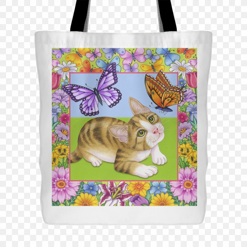Tote Bag Shopping Bags & Trolleys Cat, PNG, 1024x1024px, Tote Bag, Art, Bag, Cat, Coffee Download Free