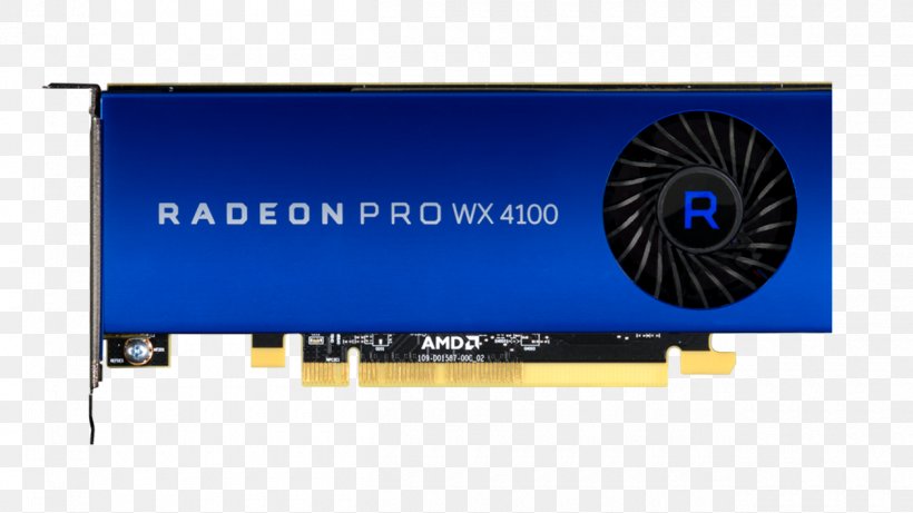 Graphics Cards & Video Adapters AMD Radeon Pro WX 4100 GDDR5 SDRAM, PNG, 1260x709px, Graphics Cards Video Adapters, Advanced Micro Devices, Amd Firepro, Amd Radeon Pro Wx 7100, Computer Component Download Free
