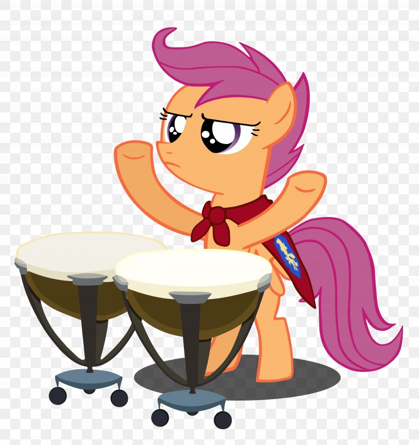 Pony Scootaloo Drums Sweetie Belle, PNG, 5000x5317px, Pony, Animation, Apple Bloom, Art, Cartoon Download Free
