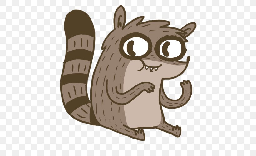 Rigby Mordecai Raccoon Fan Art Character, PNG, 500x500px, Rigby, Adventure Time, Amazing World Of Gumball, Art, Carnivoran Download Free