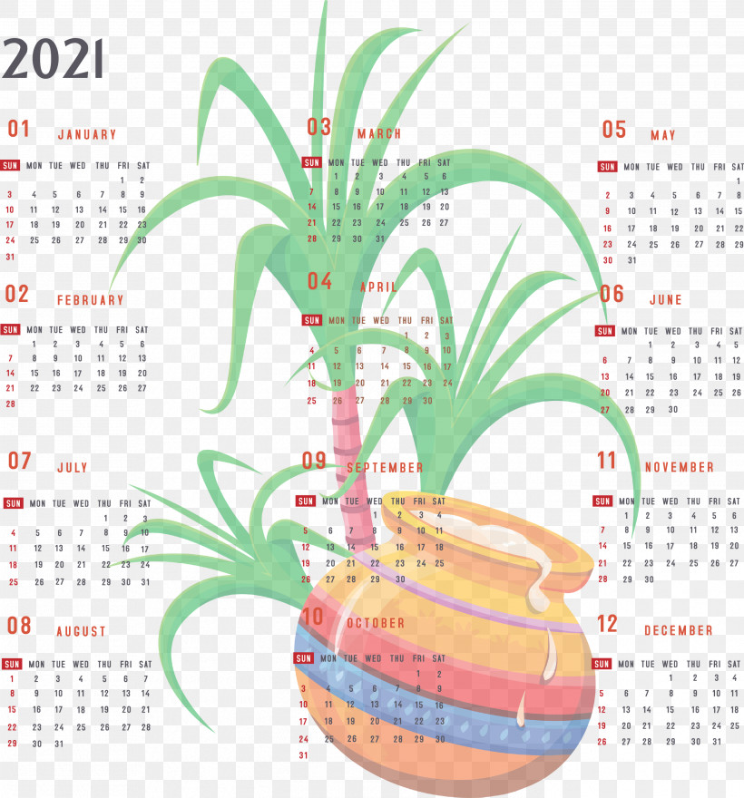 Year 2021 Calendar Printable 2021 Yearly Calendar 2021 Full Year Calendar, PNG, 2793x3000px, 2021 Calendar, Year 2021 Calendar, Festival, Harvest Festival, Kathakali Download Free