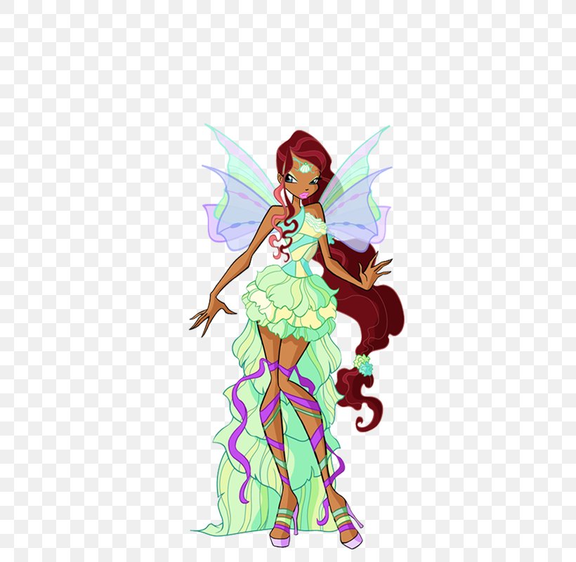 Aisha Bloom Flora Winx Club: Believix In You Sirenix, PNG, 500x800px, Watercolor, Cartoon, Flower, Frame, Heart Download Free