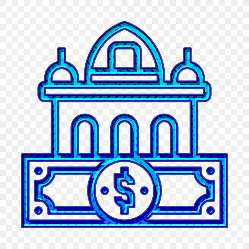 Saving And Investment Icon Wealth Icon, PNG, 1204x1204px, Saving And Investment Icon, Blue, Electric Blue, Line, Line Art Download Free