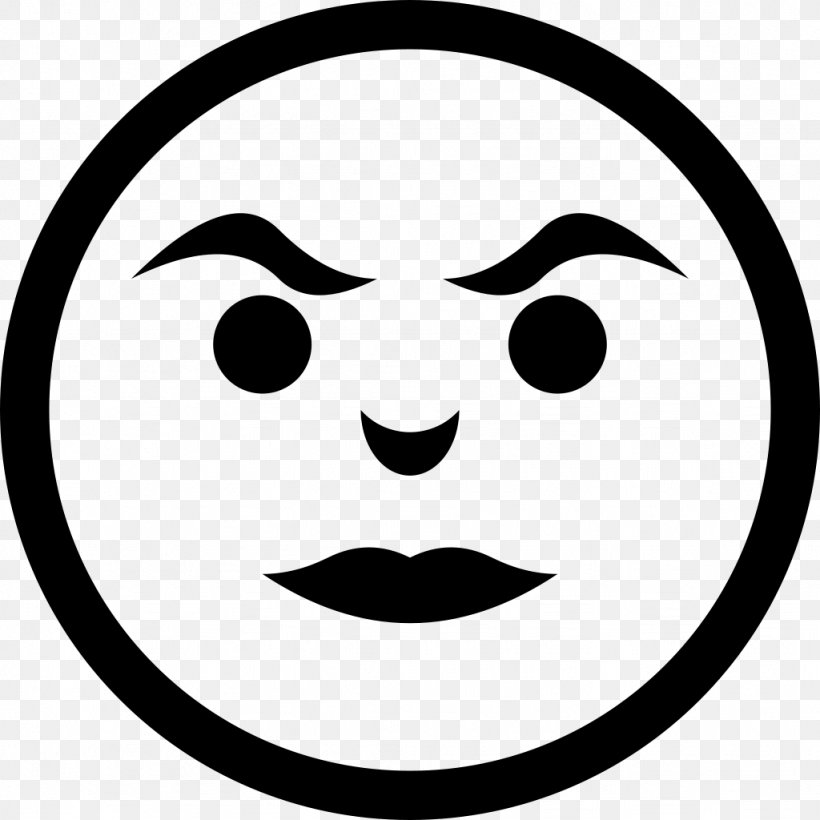 Smiley Emoticon Clip Art, PNG, 1024x1024px, Smiley, Area, Black, Black And White, Drawing Download Free