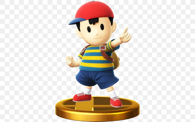Super Smash Bros. For Nintendo 3DS And Wii U Super Smash Bros. Brawl Super Smash Bros. Melee EarthBound Mother 3, PNG, 512x512px, Super Smash Bros Brawl, Action Figure, Earthbound, Figurine, Football Download Free