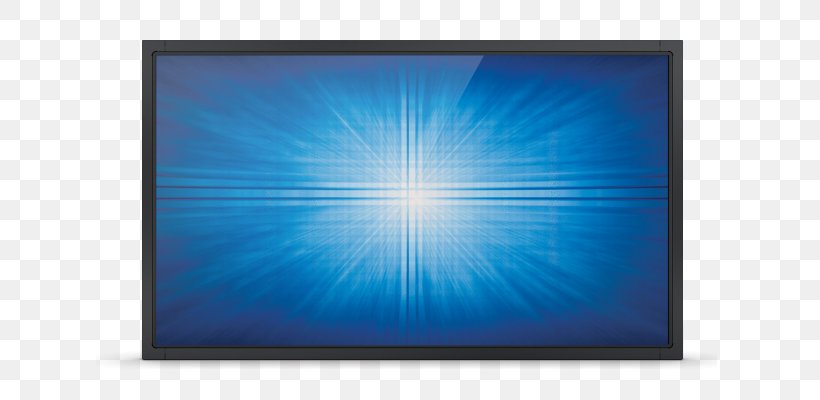 Touchscreen Computer Monitors 4K Resolution Electric Light Orchestra Multi-touch, PNG, 700x400px, 4k Resolution, Touchscreen, Blue, Computer Monitors, Digital Signs Download Free