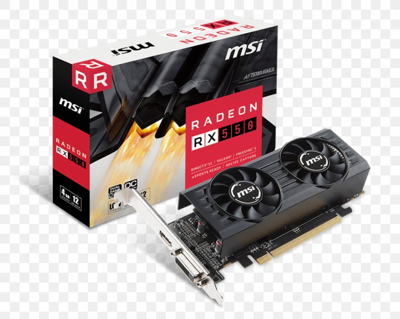 Graphics Cards & Video Adapters GDDR5 SDRAM AMD Radeon 500 Series Digital Visual Interface, PNG, 1024x819px, Graphics Cards Video Adapters, Advanced Micro Devices, Amd Radeon 500 Series, Amd Radeon Rx 550, Cable Download Free