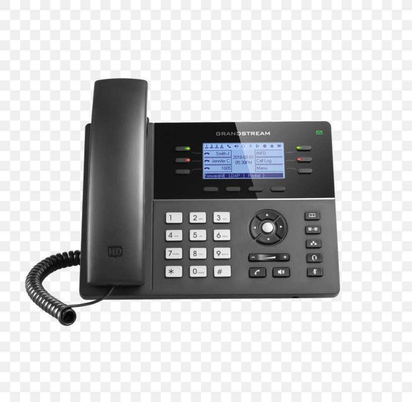 Grandstream Networks VoIP Phone Telephone Session Initiation Protocol Voice Over IP, PNG, 800x800px, Grandstream Networks, Analog Telephone Adapter, Answering Machine, Business, Business Telephone System Download Free