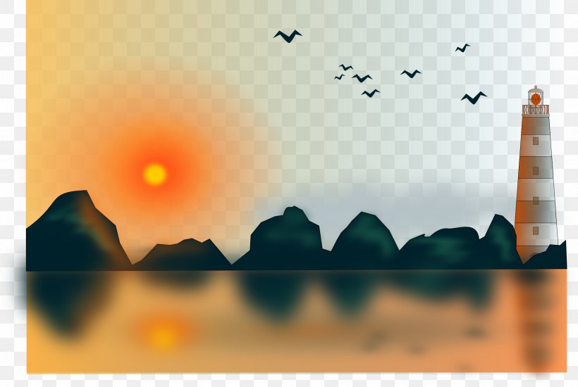 Sunset Sky Clip Art, PNG, 2400x1612px, Sunset, Heat, Royaltyfree, Silhouette, Sky Download Free