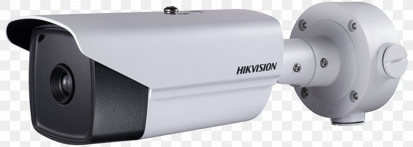Hikvision DS-2TD2136 Thermal Network Bullet Camera IP Camera Closed-circuit Television, PNG, 2494x889px, Hikvision, Camera, Camera Lens, Cameras Optics, Closedcircuit Television Download Free