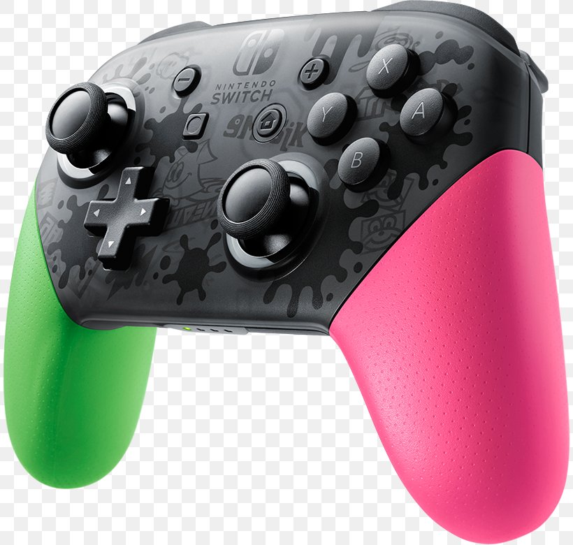 Splatoon 2 Nintendo Switch Pro Controller Game Controllers, PNG, 812x780px, Splatoon 2, All Xbox Accessory, Amiibo, Electronic Device, Electronics Download Free