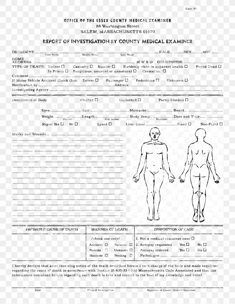 coroners-report-template