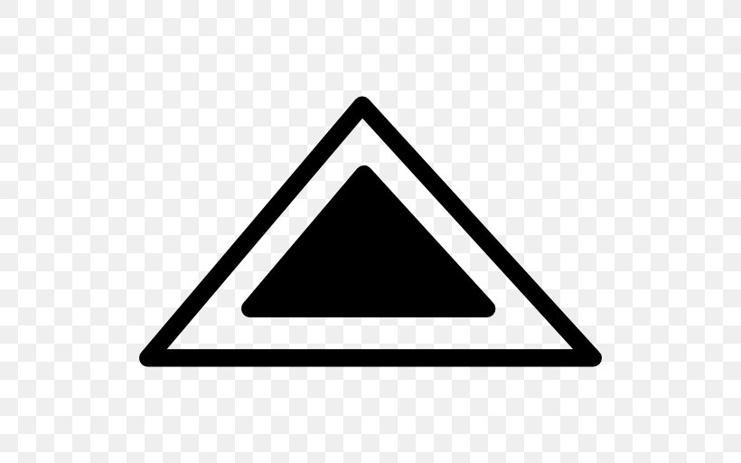 Triangle, PNG, 512x512px, Triangle, Area, Black, Black And White, Leaf Shape Download Free