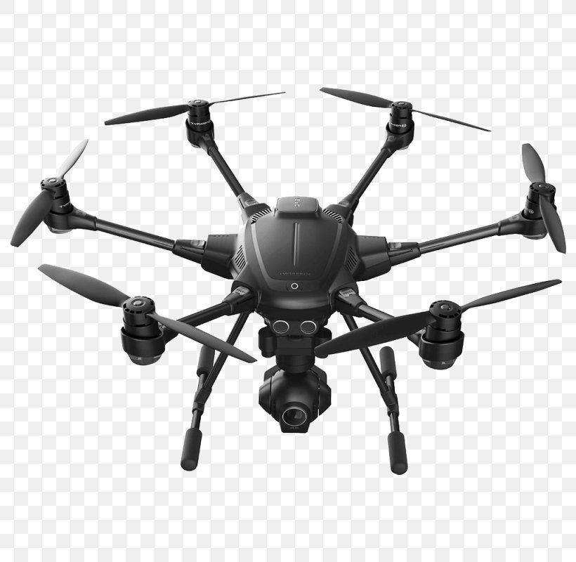 Yuneec International Typhoon H Yuneec Typhoon H Intel RealSense Unmanned Aerial Vehicle, PNG, 800x800px, 4k Resolution, Yuneec International Typhoon H, Aerial Photography, Aircraft, Black And White Download Free