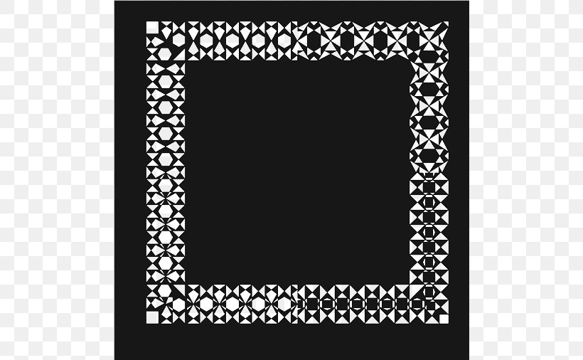 Black And White Picture Frames, PNG, 500x506px, Black And White, Area, Black, Cartoon, Copyright Download Free