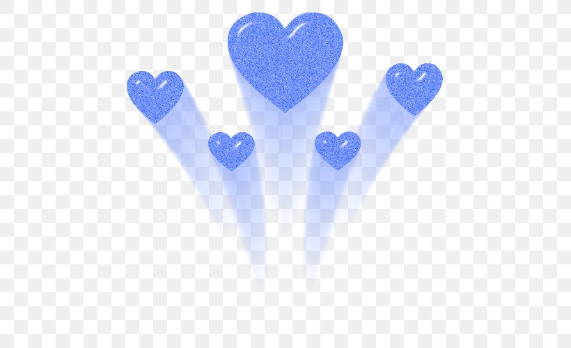 Heart, PNG, 500x500px, Heart, Blue Download Free