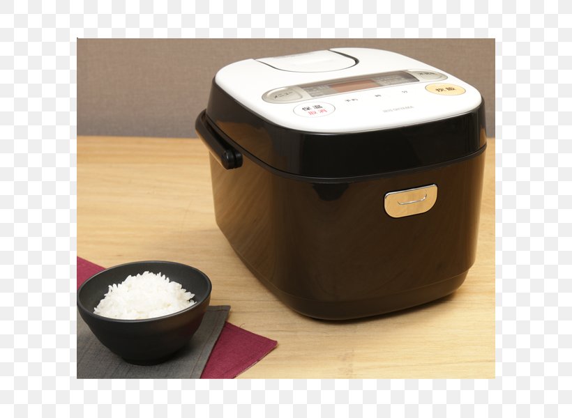 Rice Cookers Iris Ohyama Gō Cooked Rice, PNG, 600x600px, Rice Cookers, Cauldron, Cooked Rice, Cooker, Guarantee Download Free
