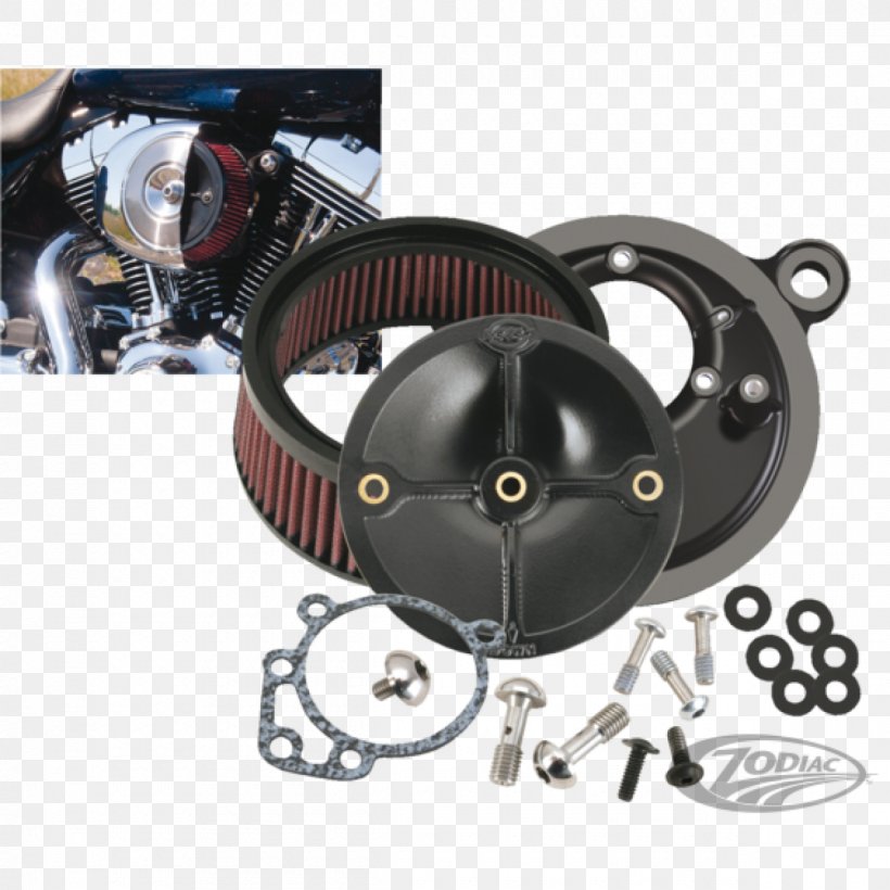 Air Filter Harley-Davidson Super Glide Harley-Davidson Evolution Engine Harley-Davidson Sportster, PNG, 1200x1200px, Air Filter, Auto Part, Clutch, Clutch Part, Hardware Download Free