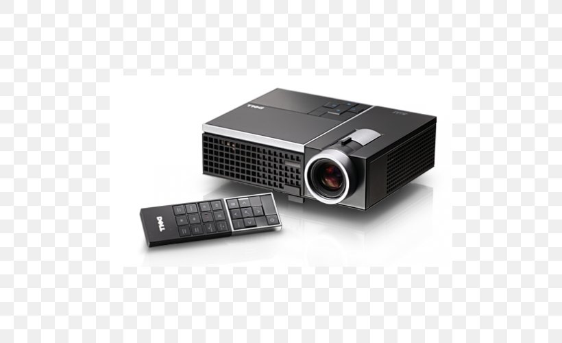 Dell Light Multimedia Projectors Output Device LCD Projector, PNG, 500x500px, Dell, Contrast, Digital Light Processing, Display Resolution, Electronic Device Download Free