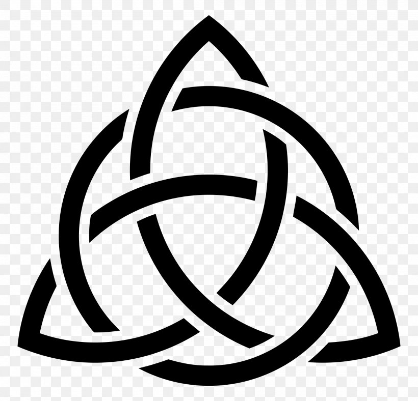 Triquetra Celtic Knot Trinity Symbol, PNG, 2000x1923px, Triquetra, Area, Black And White, Brand, Celtic Knot Download Free