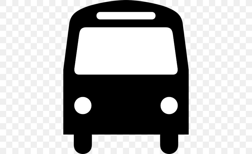 Bus Rail Transport Symbol Clip Art, PNG, 500x500px, Bus, Area, Black, Bus Stand, Bus Stop Download Free