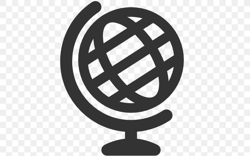 Globe Favicon World Map, PNG, 512x512px, Globe, Archive, Black And White, Brand, Favicon Download Free
