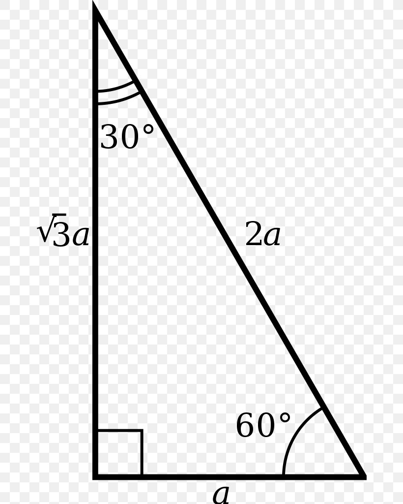 Special Right Triangle Geometry, PNG, 673x1024px, Triangle, Altitude, Area, Black, Black And White Download Free